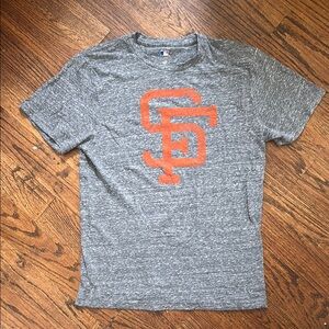 Heather Gray and Orange San Francisco Giants T-Shirt